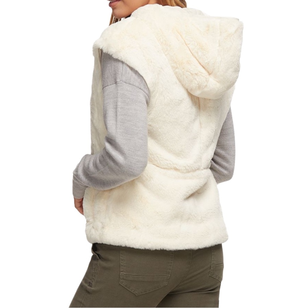 Patagonia Cream Hooded Vest